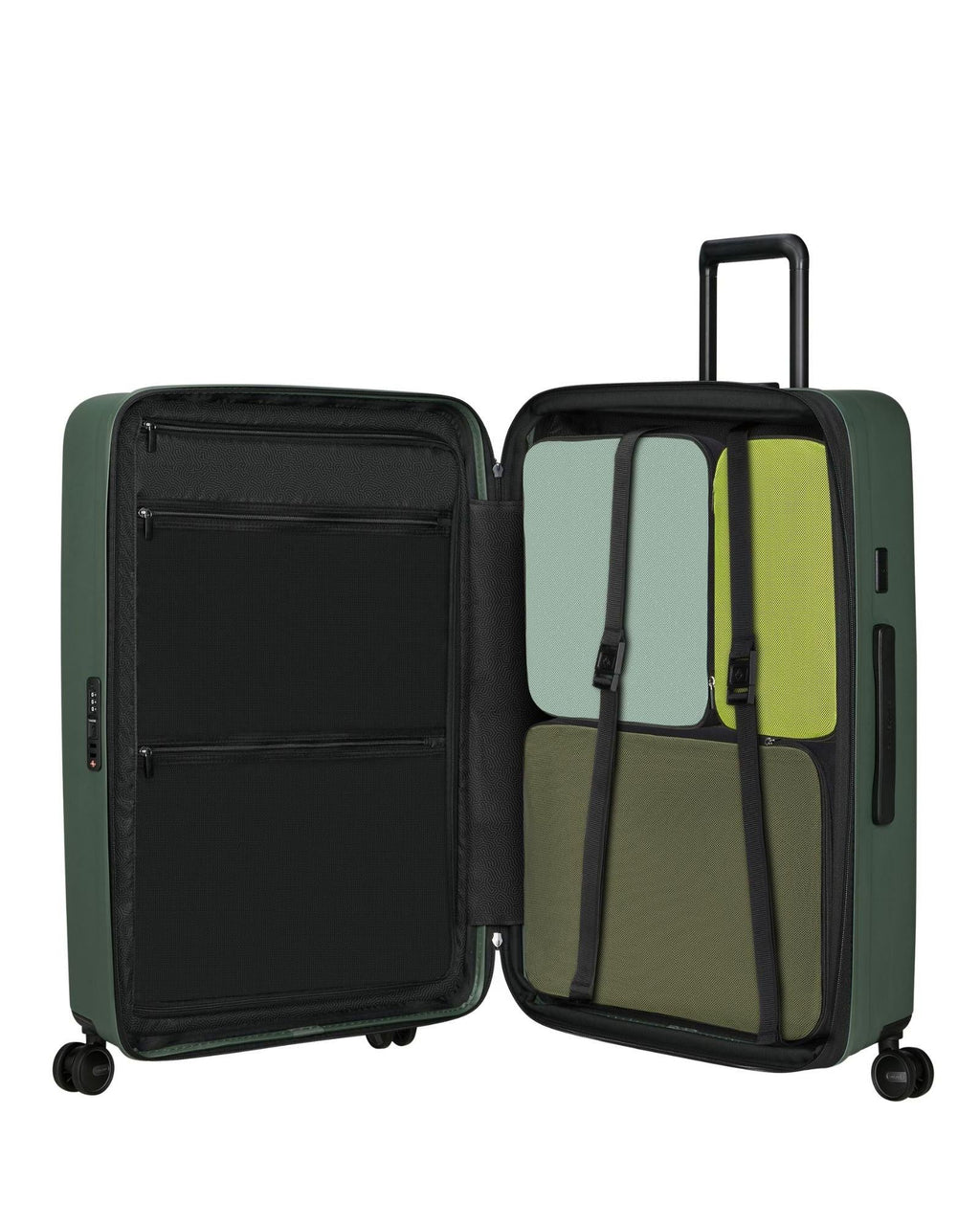 Samsonite Restackd Expandable Large Spinner Suitcase - 75cm - Sage Interior Image 8