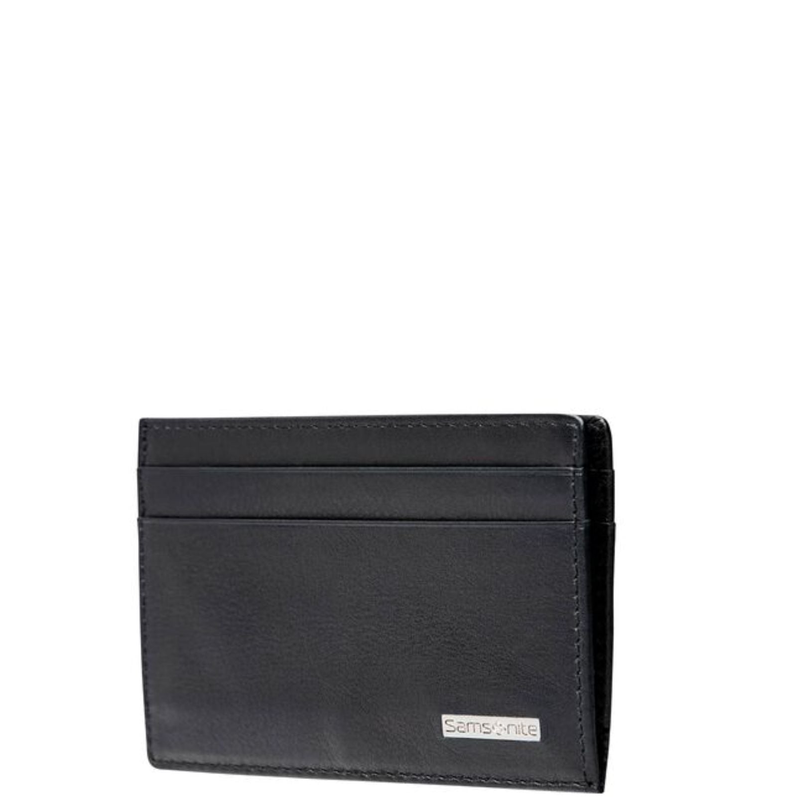 Samsonite RFID DLX Leather Card & Note Holder + 4CC - Black