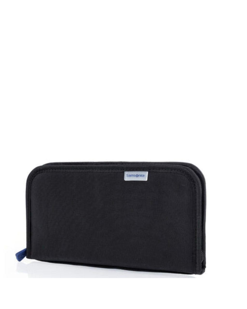 Samsonite RFID Zippered Travel Wallet - Black Front Left Image 2