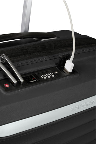 Samsonite Upscape Expandable Hardside Carry-On Spinner Suitcase - 55cm - Black Image 4