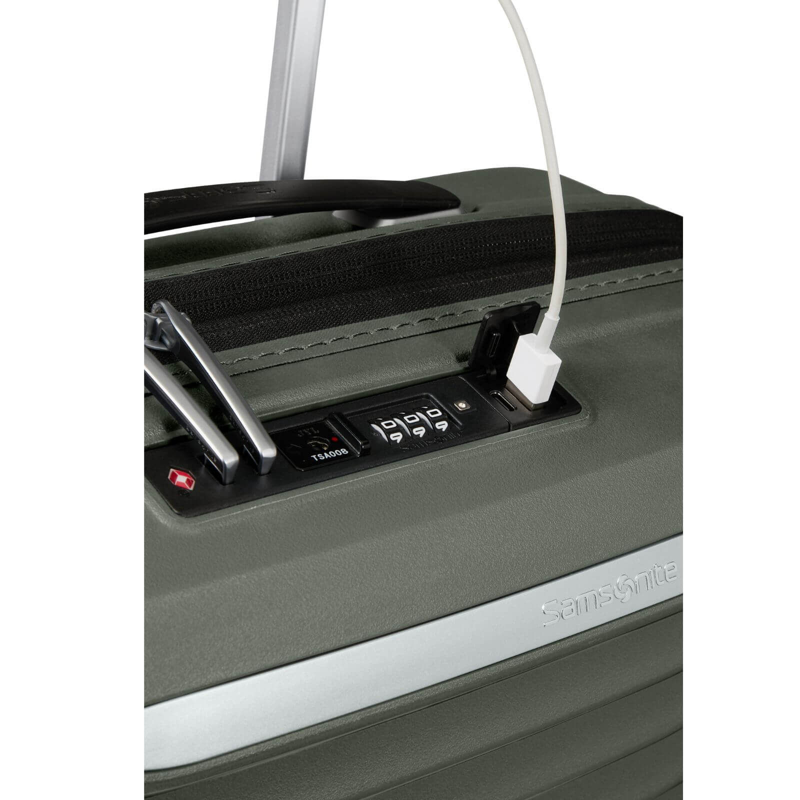 Samsonite Upscape Expandable Hardside Carry-On Spinner Suitcase - 55cm - Climbing Ivy Image 6