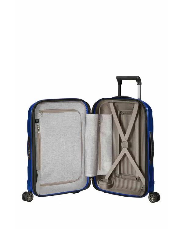 Samsonite C-Lite Hardside Carry-On Spinner Suitcase - 55cm - Deep Blue