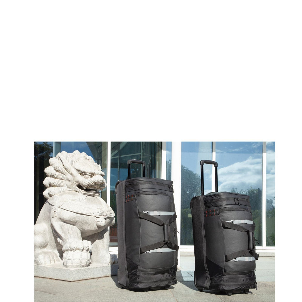 Caribee Scarecrow V2 Large Wheeled Duffle Bag - 100L - Black