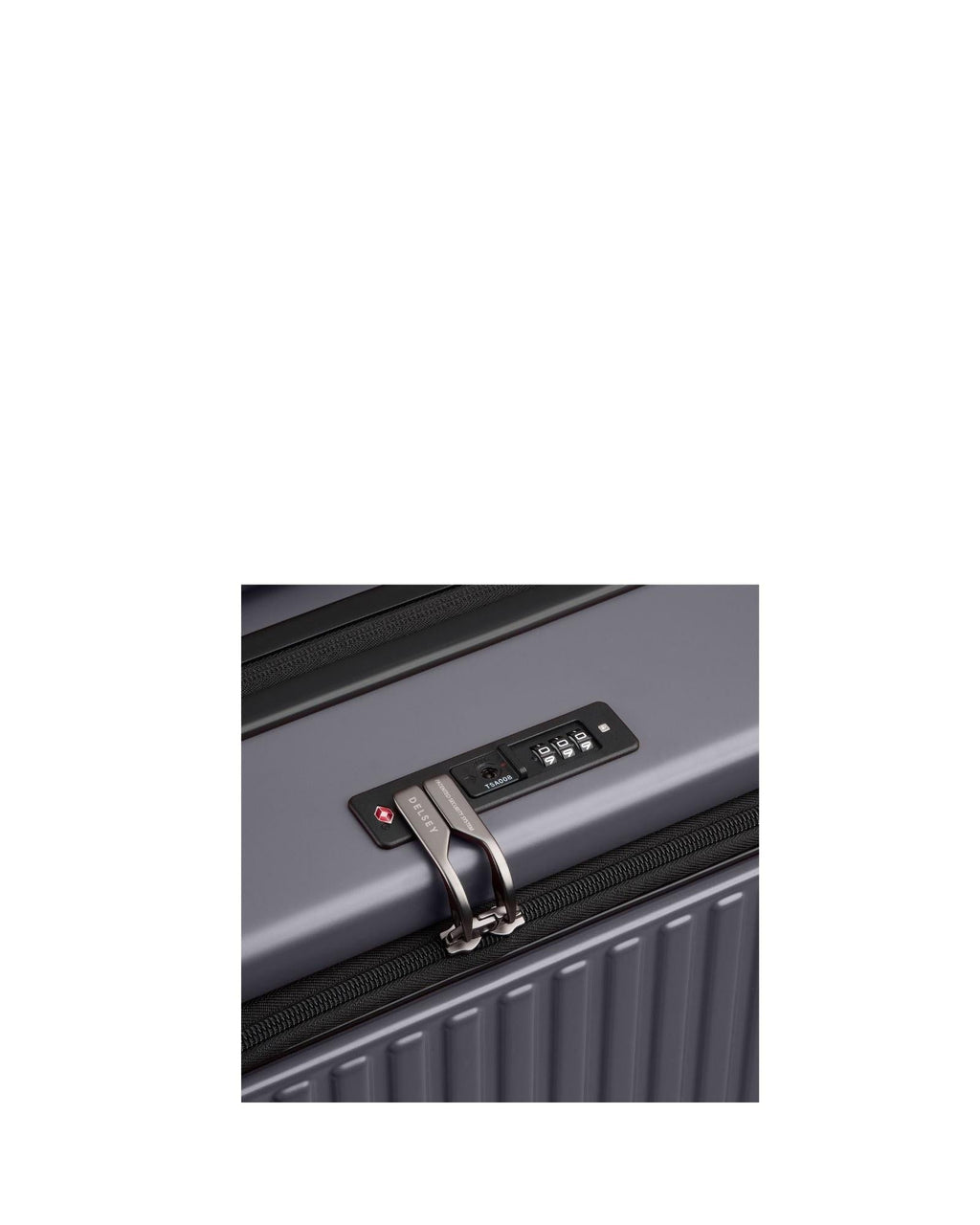 Delsey Securitime Hardside Top Opening Large Spinner Suitcase - 77cm - Anthracite Image 9