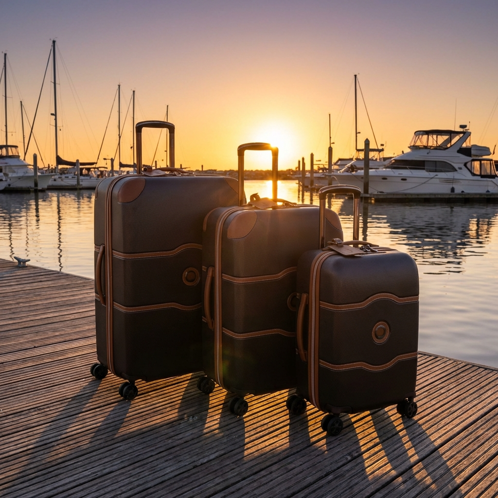Delsey Chatelet Air 2.0 Hardside 3-Piece Spinner Luggage Set - Chocolate Image 6