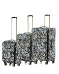 Tosca So Lite Softside Spinner Luggage Set - Golden Palm Front Right Image 1