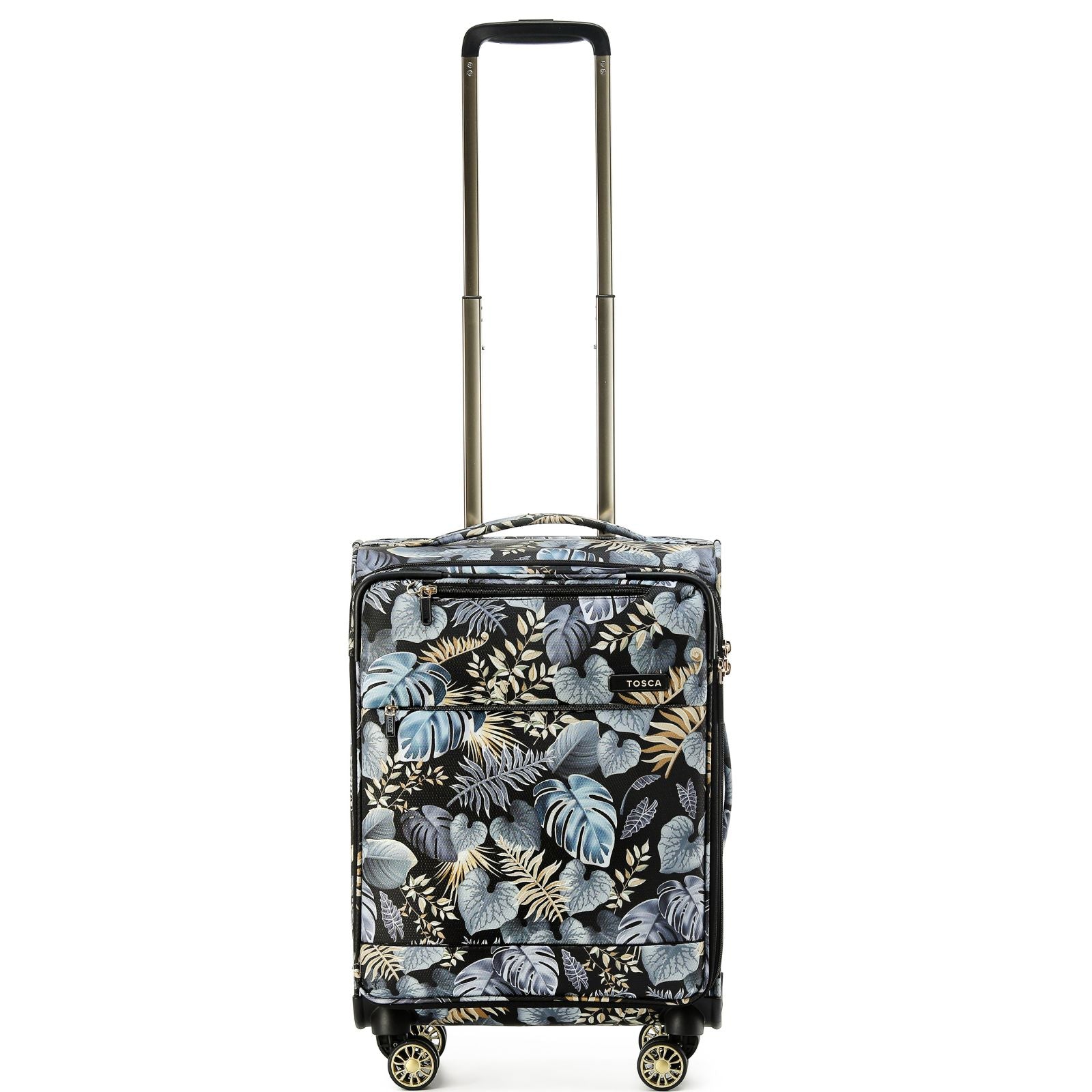 Tosca So Lite Expandable Softside Carry-On Spinner Suitcase - 54cm - Golden Palm