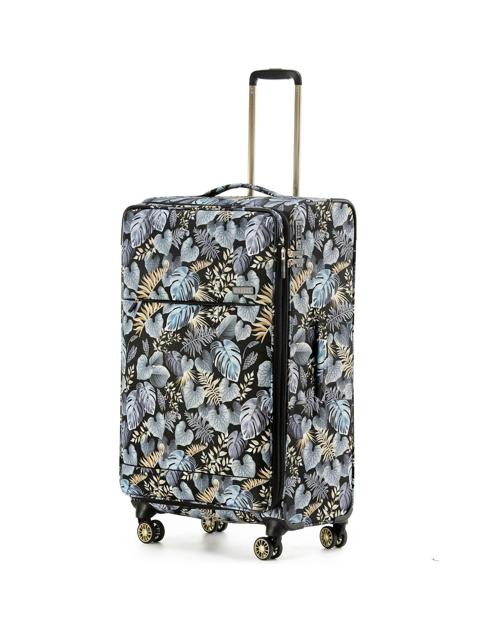 Tosca So Lite Expandable Softside Large Spinner Suitcase - 79cm - Golden Palm Front Right Image 1