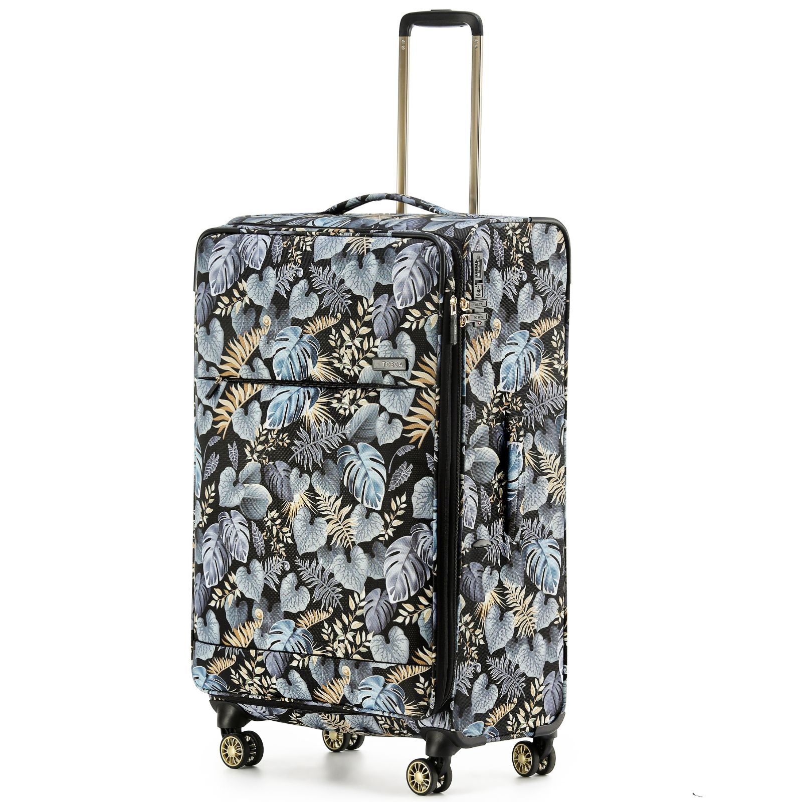 Tosca So Lite Expandable Softside Large Spinner Suitcase - 79cm - Golden Palm