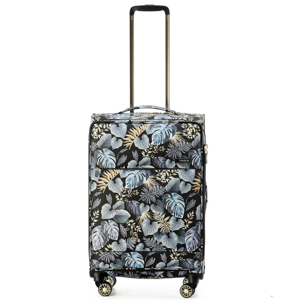 Tosca So Lite Expandable Softside Medium Spinner Suitcase - 67cm - Golden Palm