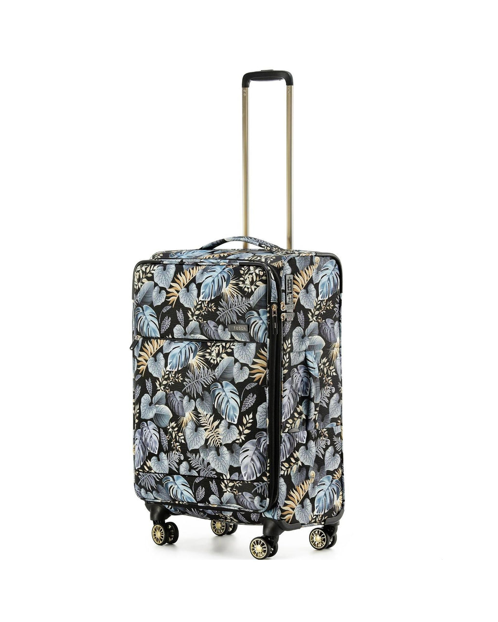 Tosca So Lite Softside Spinner Luggage Set - Golden Palm Front Right Image 2