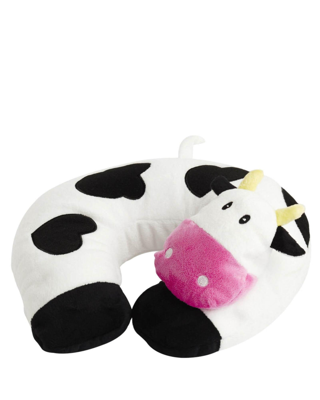 Korjo Kids Squinchy Animal Pillow - Cow Front Image 1