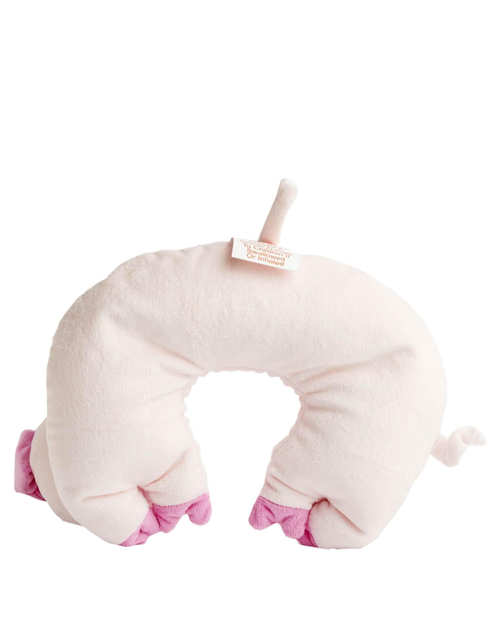 Korjo Kids Squinchy Animal Pillow - Pig Back Image 2