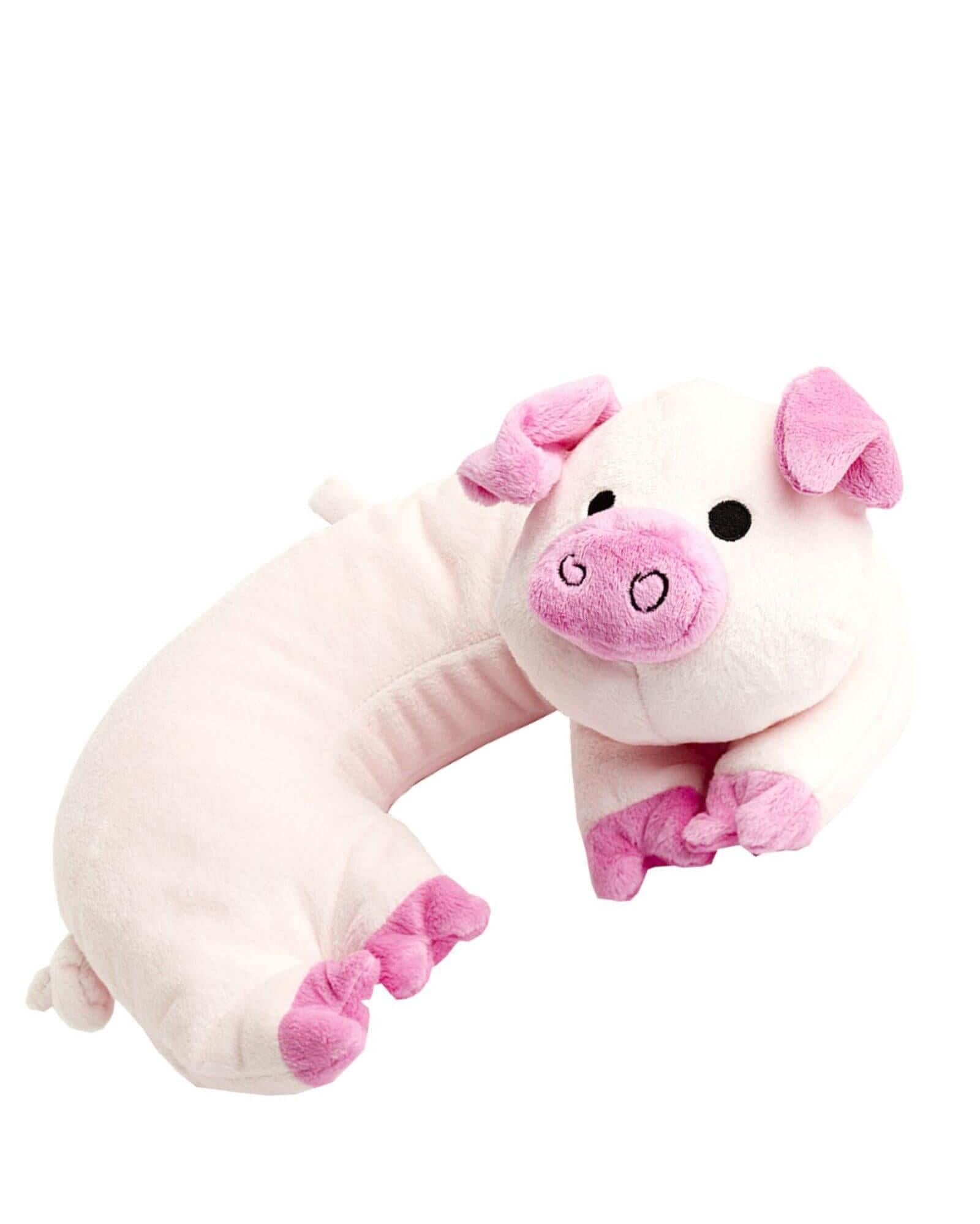 Korjo Kids Squinchy Animal Pillow - Pig Front Image 1