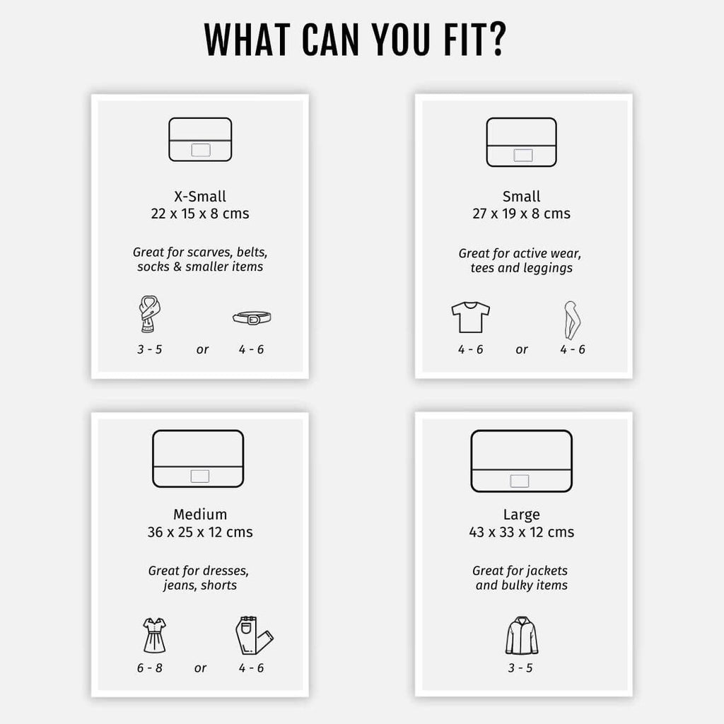 Zoomlite Sustainable Packing Cube - Large - Black