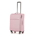 Tosca So Lite Expandable Softside Medium Spinner Suitcase - 67cm - Pink-1