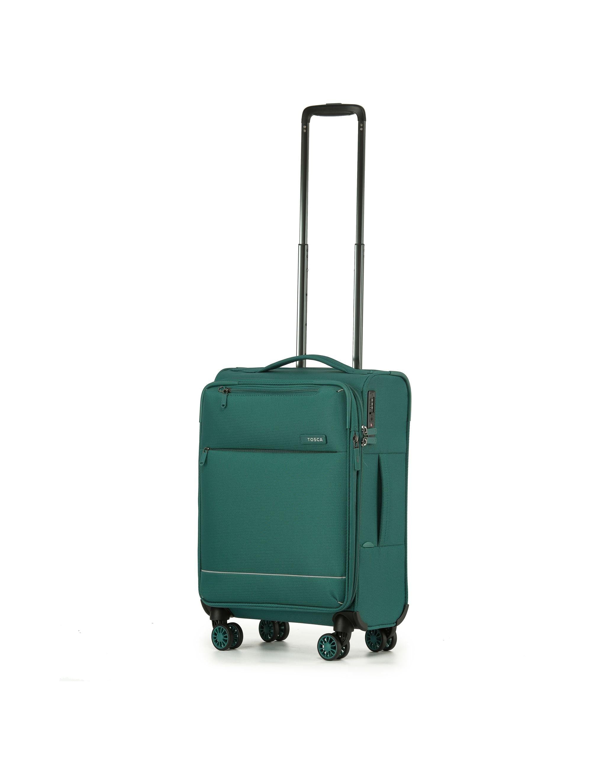 Tosca So Lite Softside Spinner Carry-On Spinner Suitcase -54cm - Emerald-1