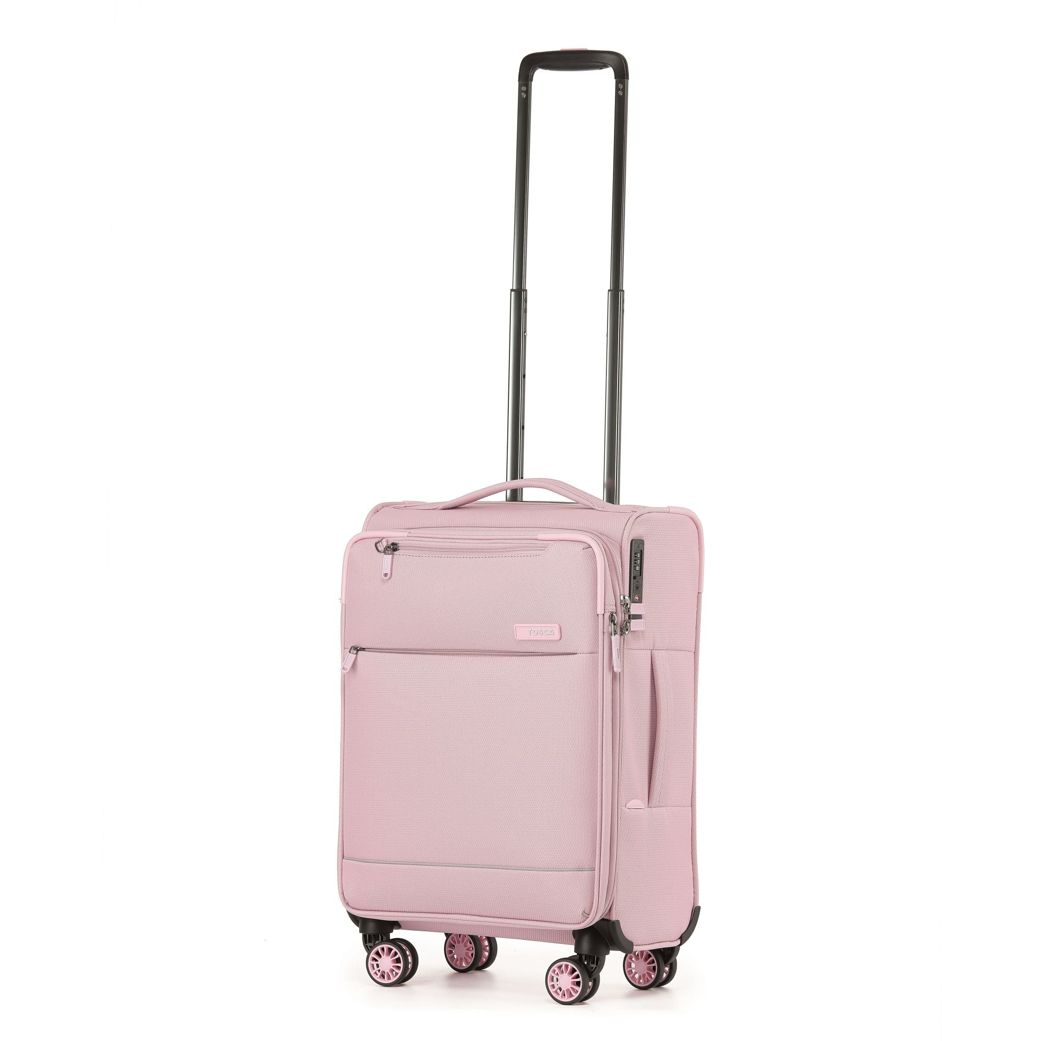 Tosca So Lite Softside Spinner Carry-On Spinner Suitcase -54cm - Pink-1