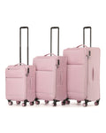 Tosca So Lite Softside Spinner Luggage Set - Pink-1
