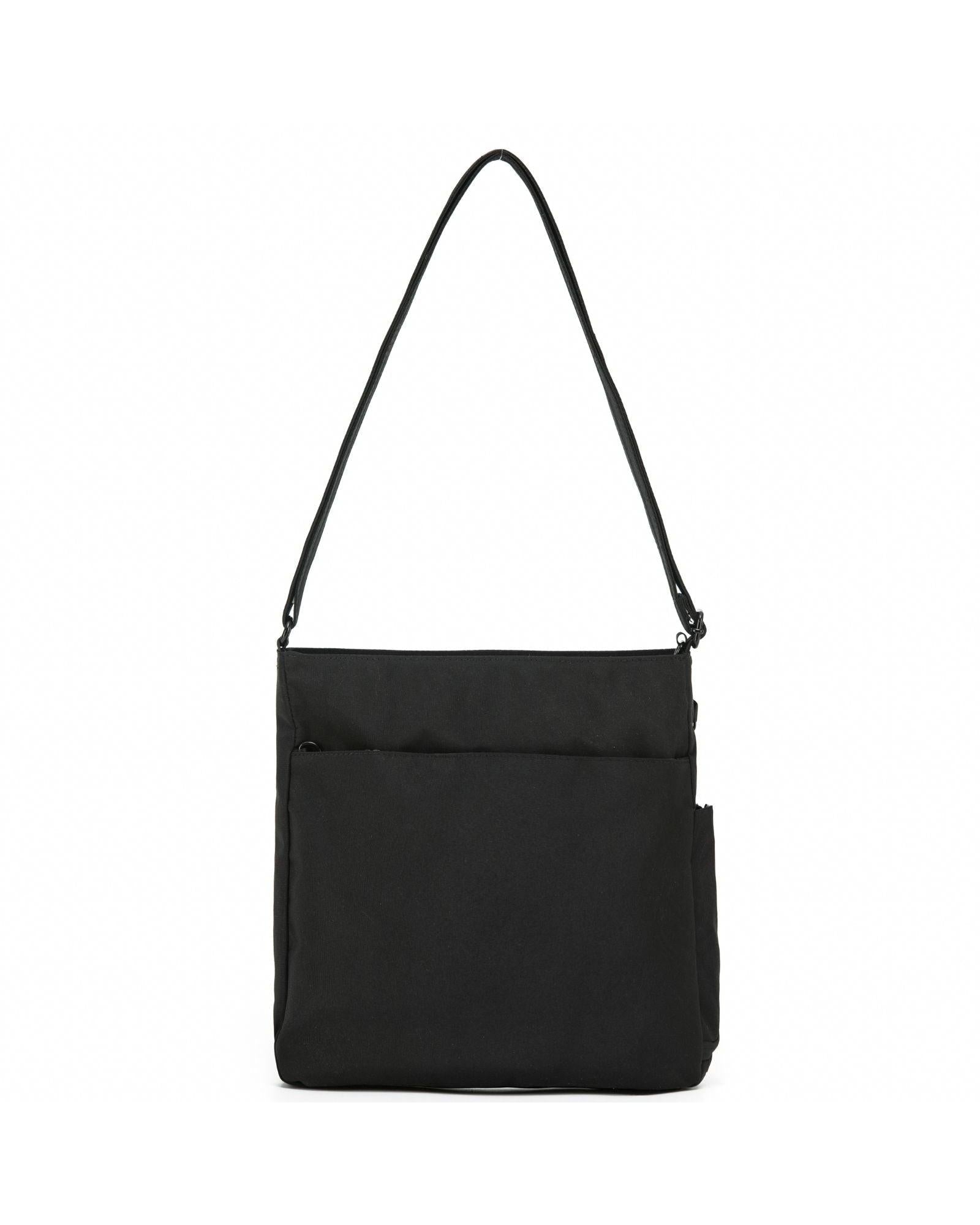 Tosca Anti-Theft Square Shoulder Bag - Black Back Image 2