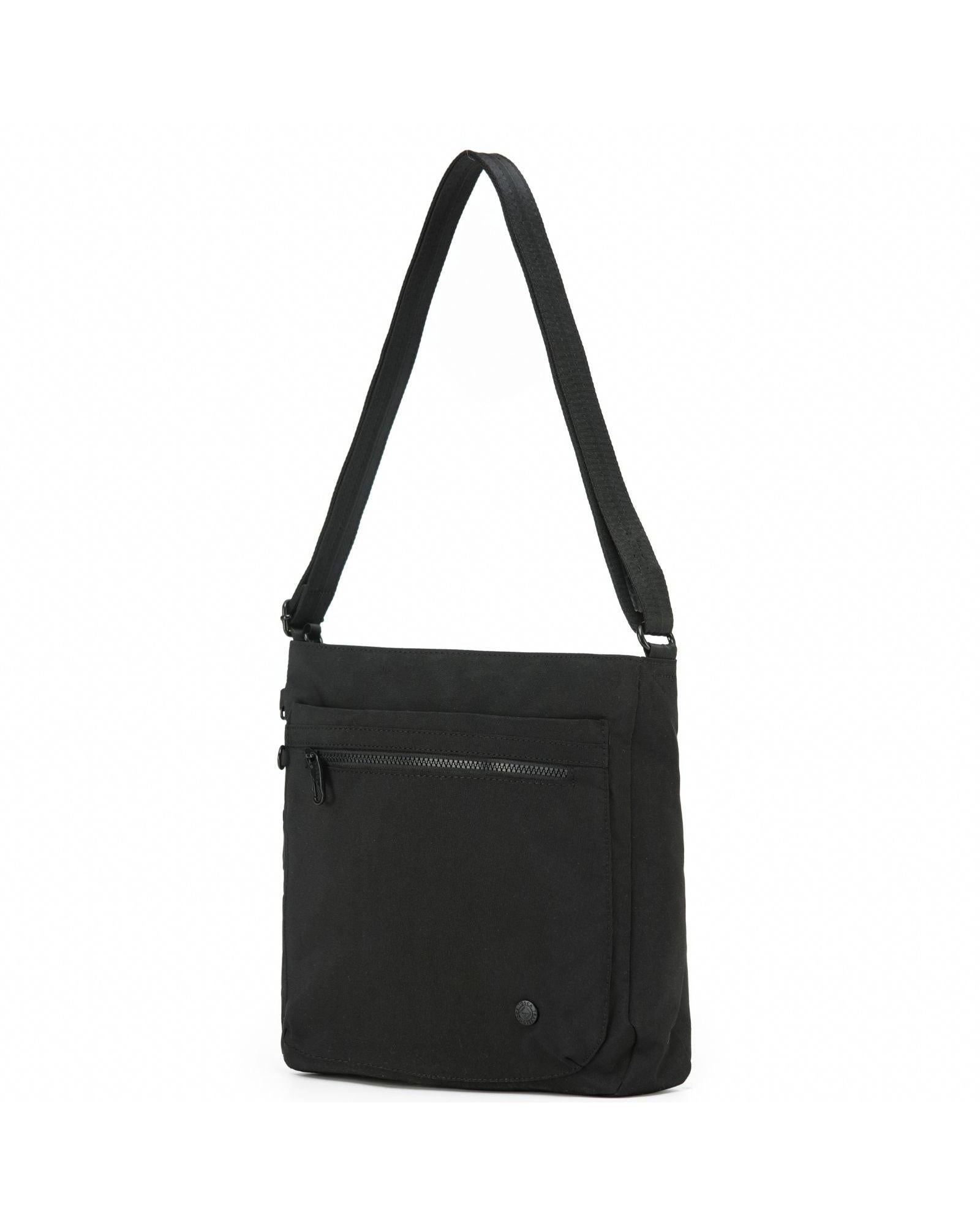 Tosca Anti-Theft Square Shoulder Bag - Black Front Right Image 1