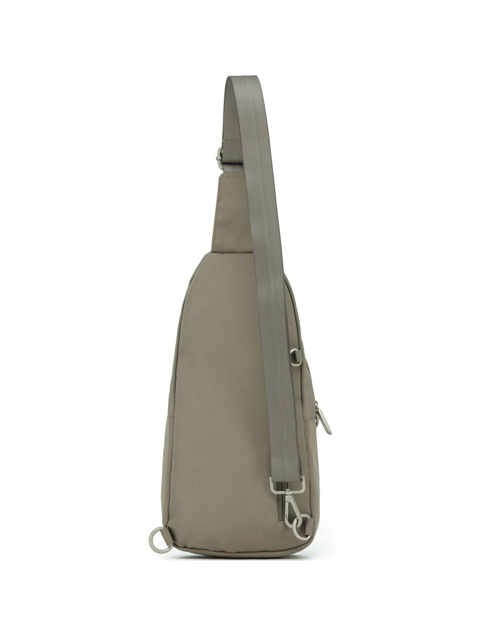 Tosca Anti-Theft Sling Bag - Khaki Back Image 2