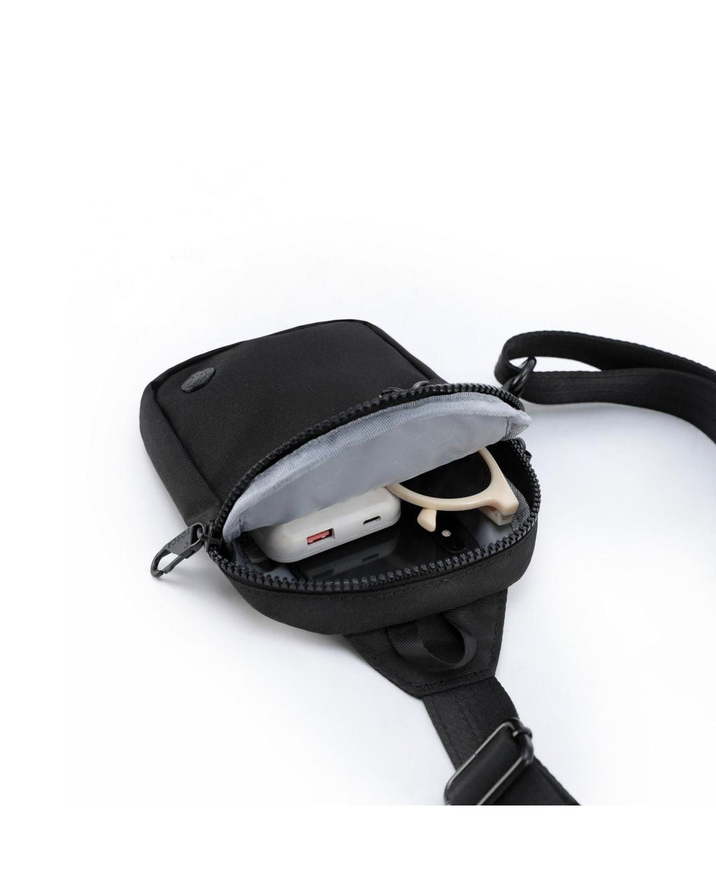 Tosca Anti-Theft Small Sling Bag - Black Interior Image 3