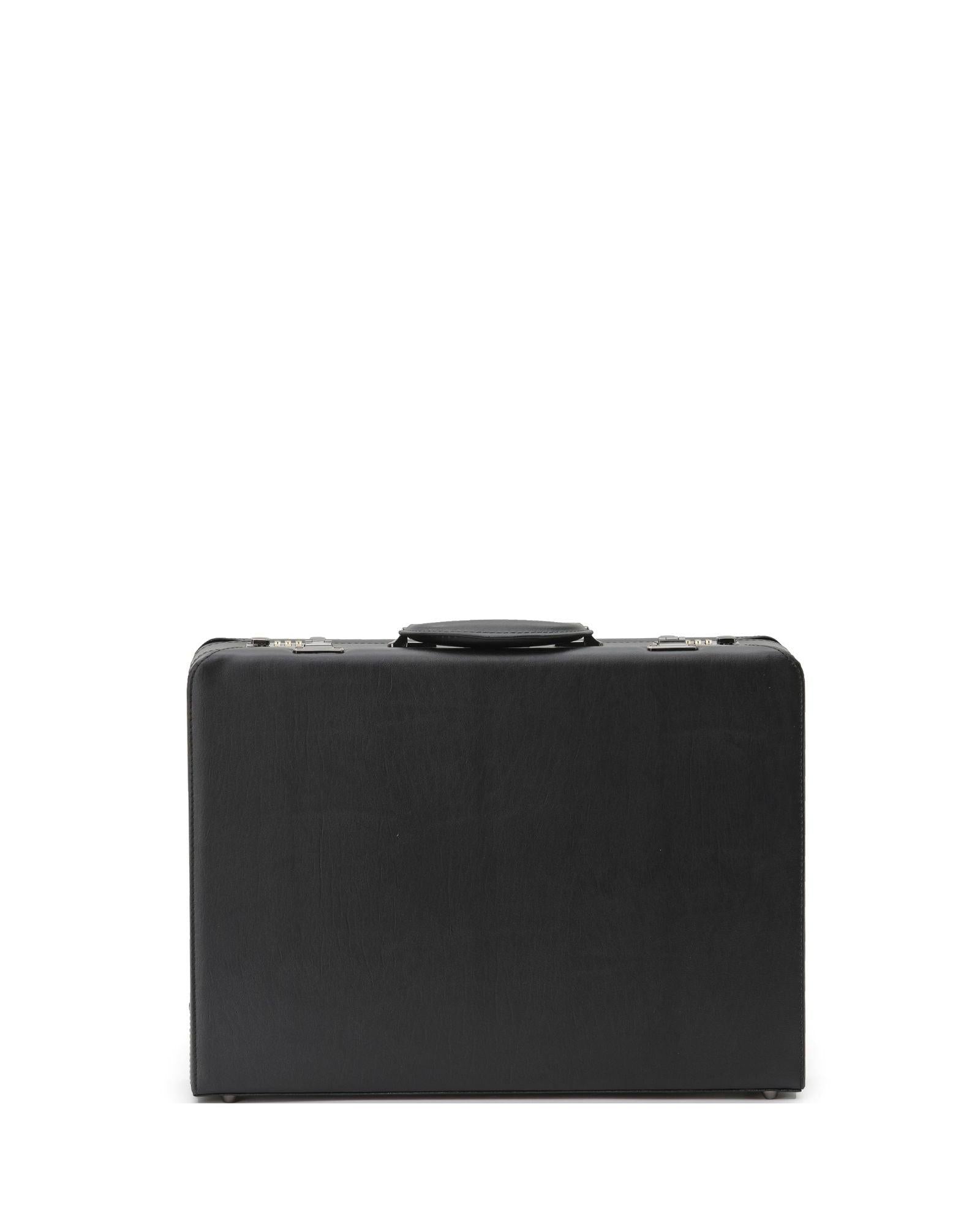 Tosca Attache Briefcase - Black Back Image 2