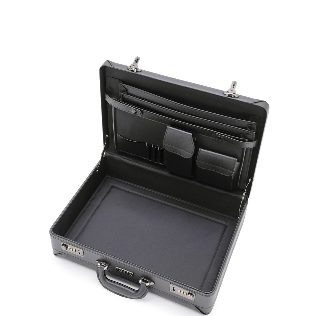 Tosca Attache Briefcase - Black