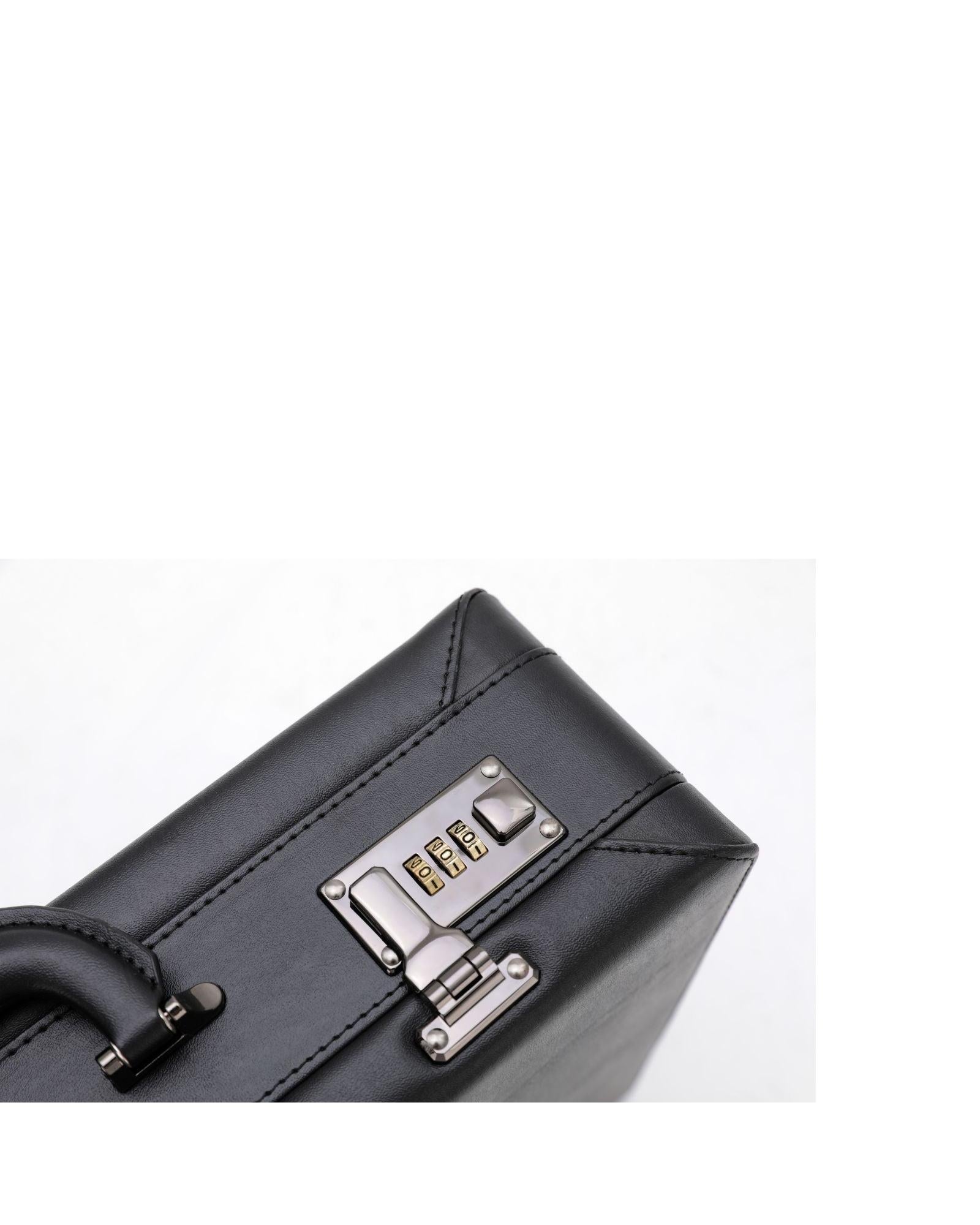 Tosca Attache Briefcase - Black Image 6