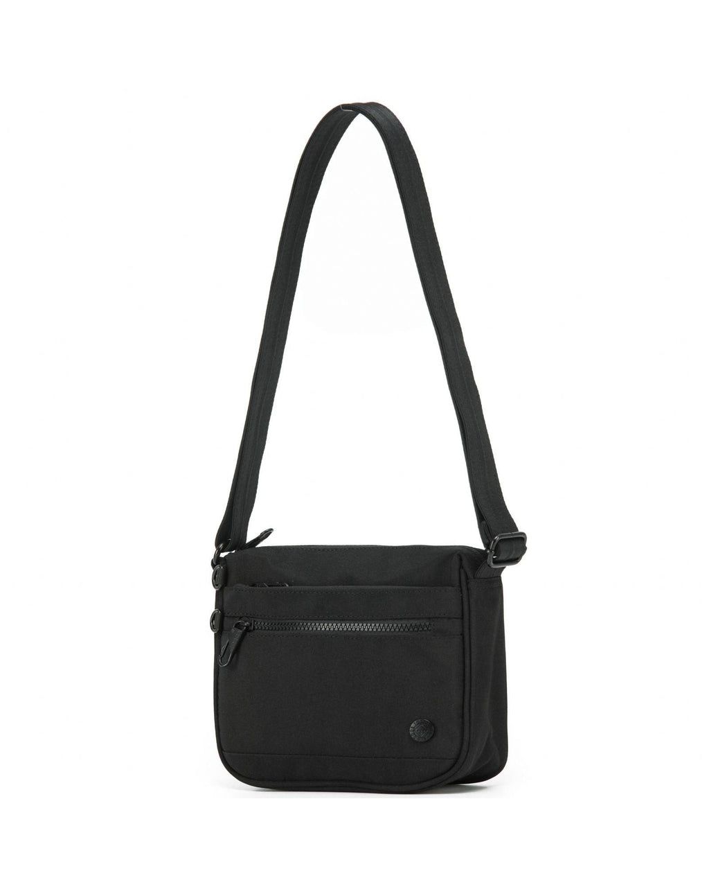 Tosca Anti Theft Cross Body Shoulder Bag - Small - Black Back Image 1