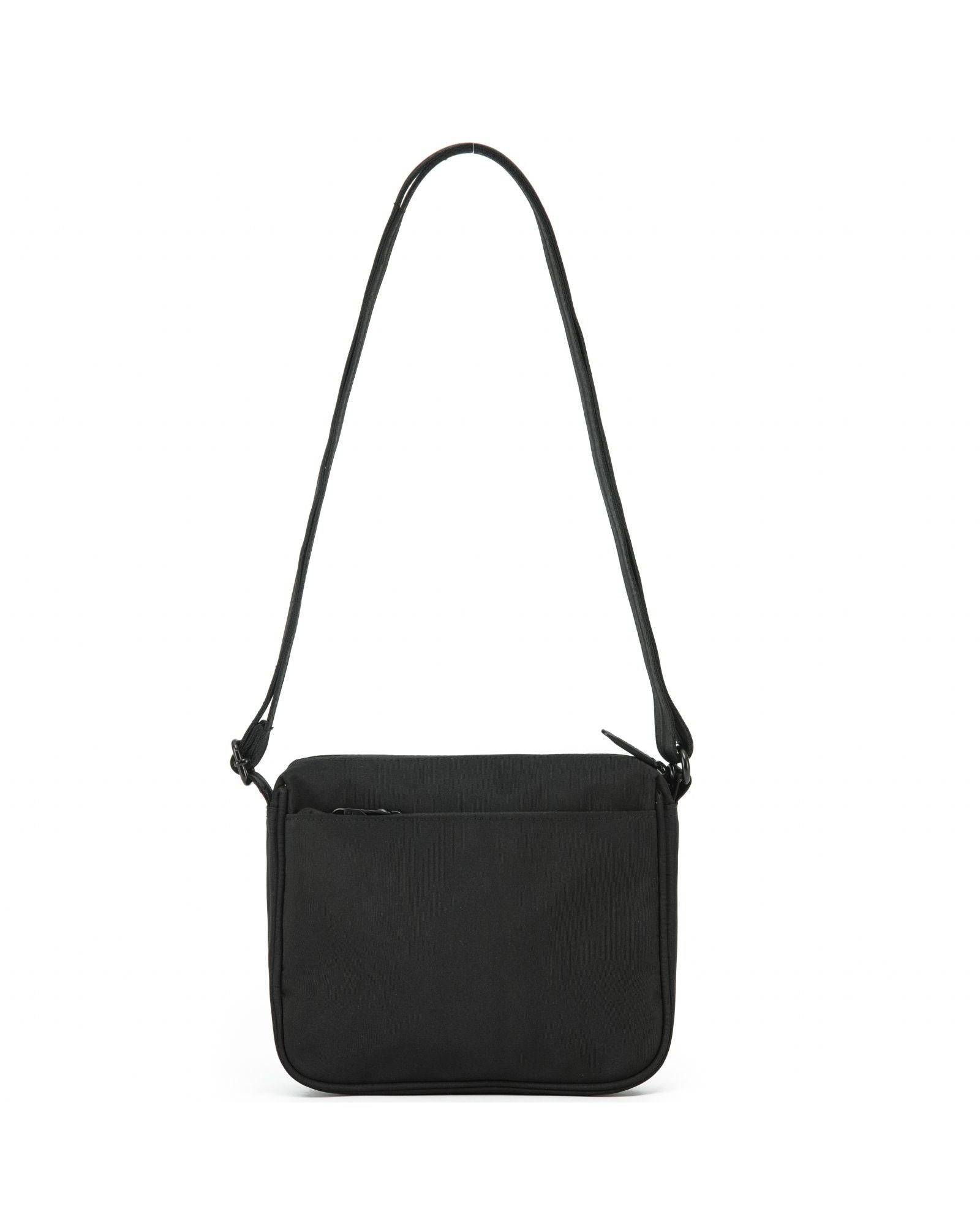 Tosca Anti Theft Cross Body Shoulder Bag - Small - Black Front Image 2