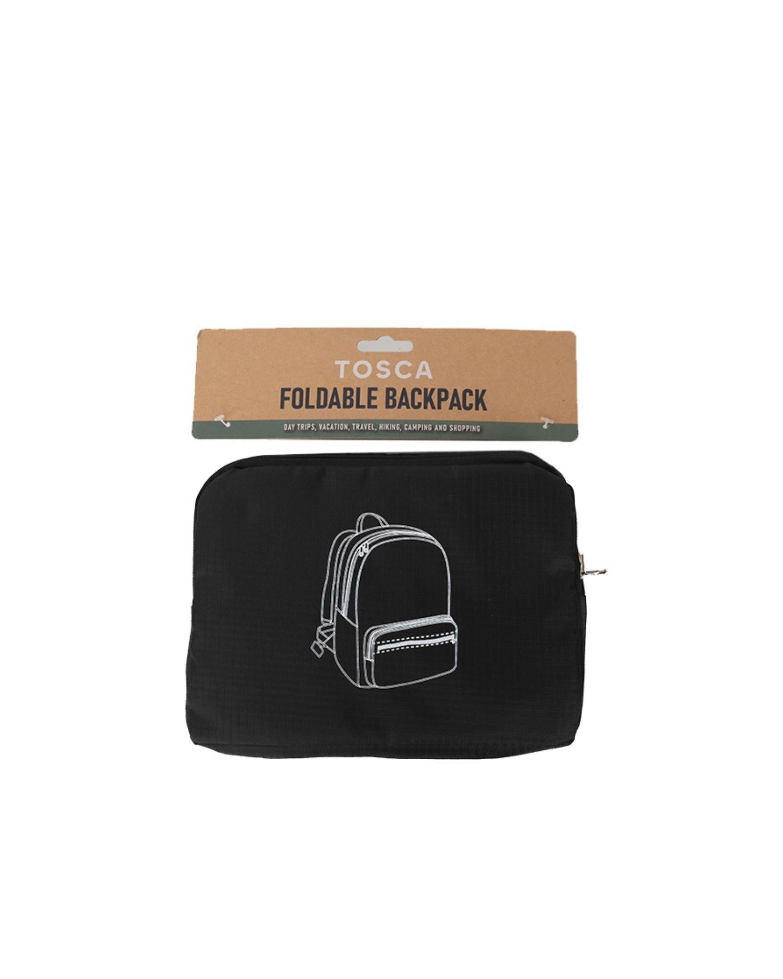 Tosca Foldable Backpack - Black Image 2
