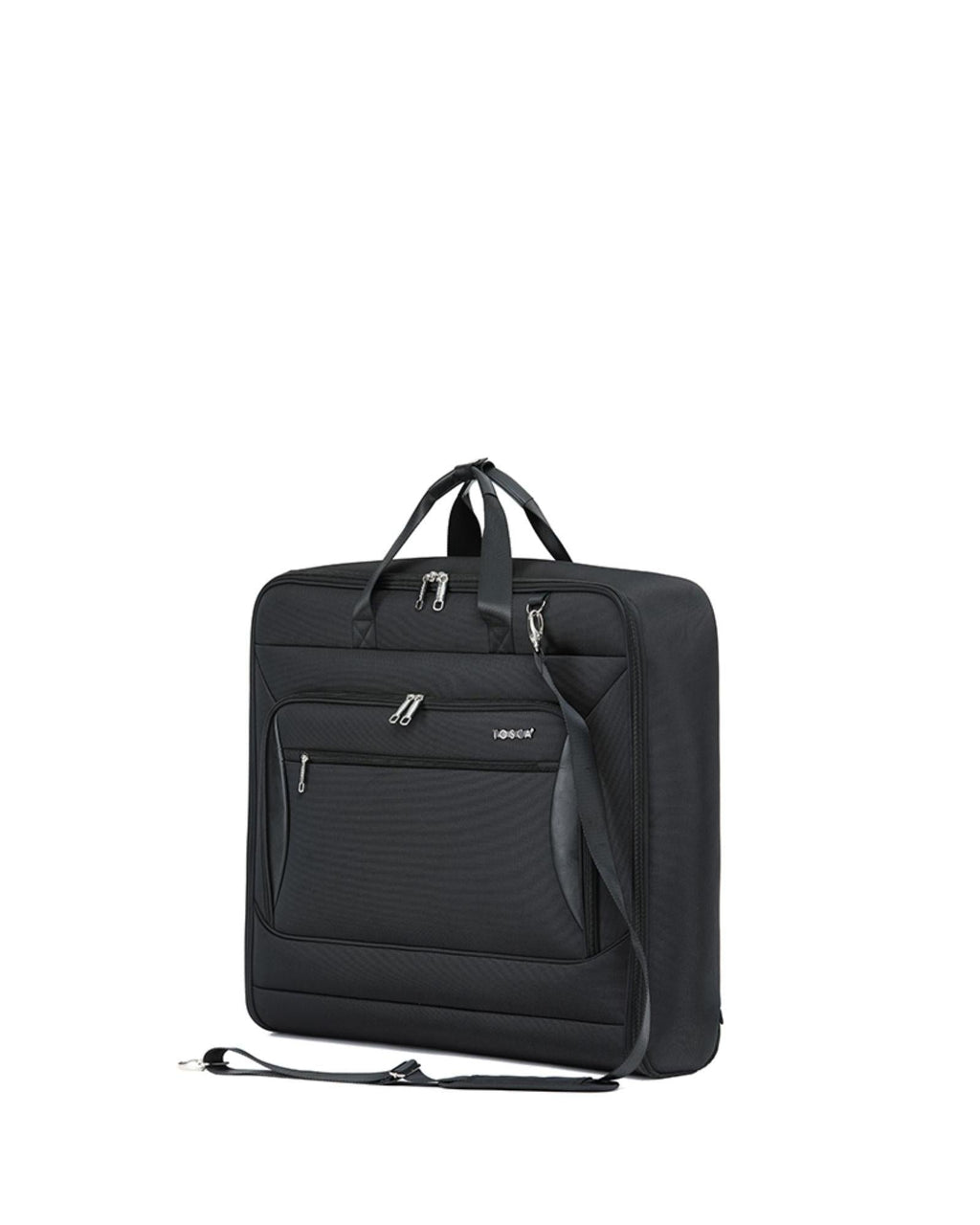 Tosca Garment Bag - Black Front Left Image 2