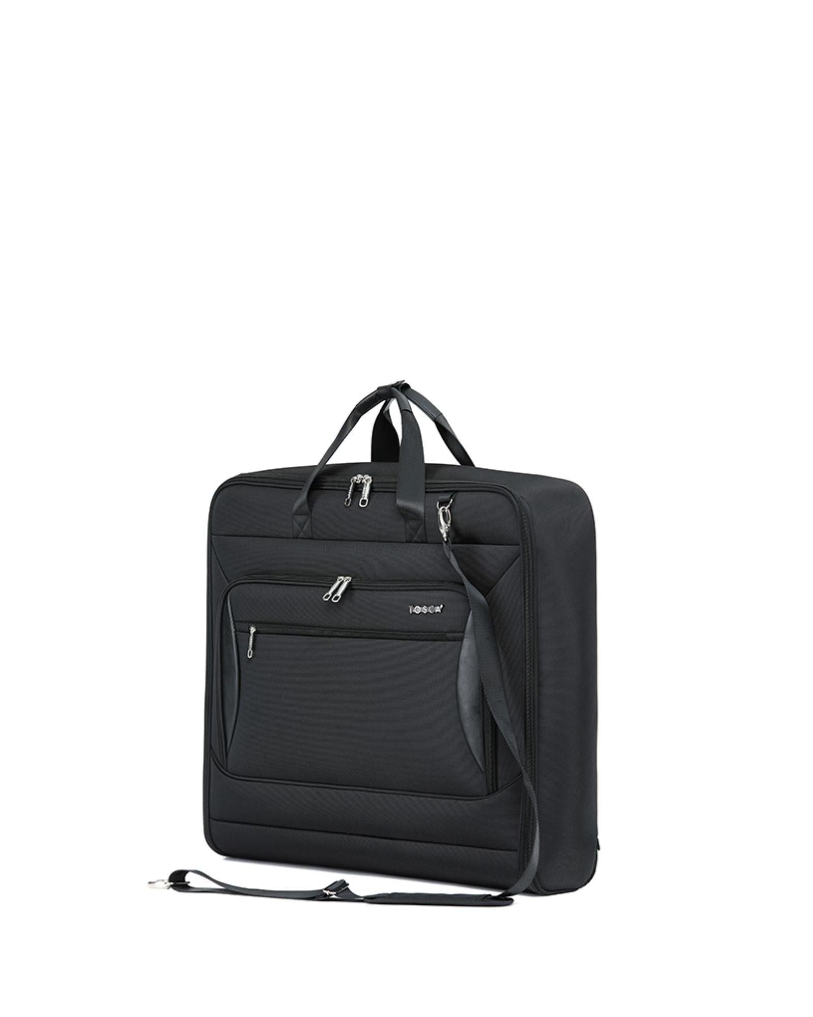 Tosca Garment Bag - Black Front Left Image 2