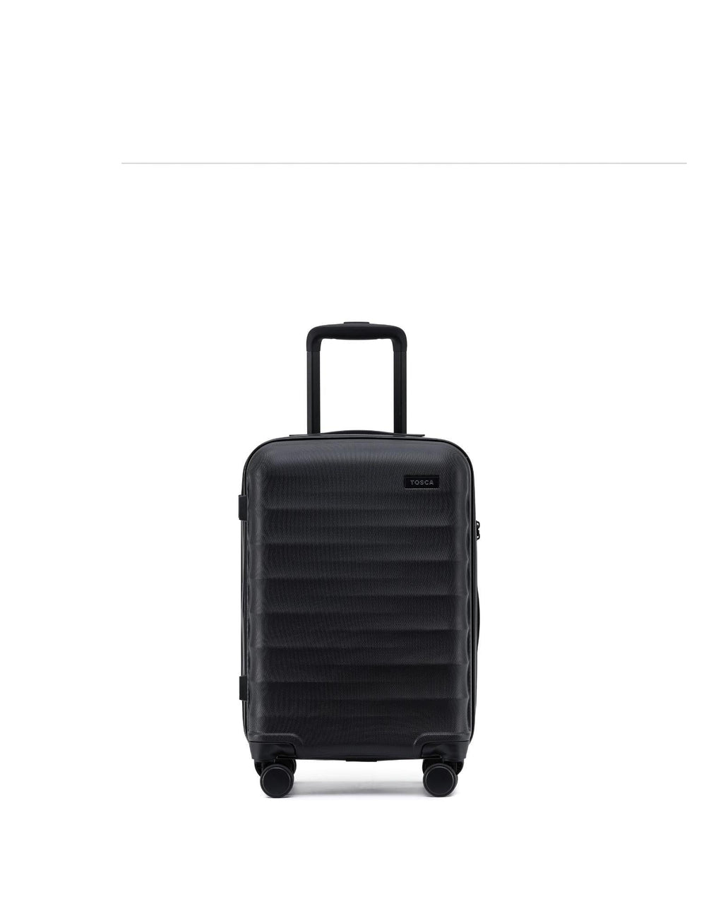 Tosca Interstellar 2.0 Expandable Hardside 3-Piece Spinner Luggage Set - Black Front Image 8