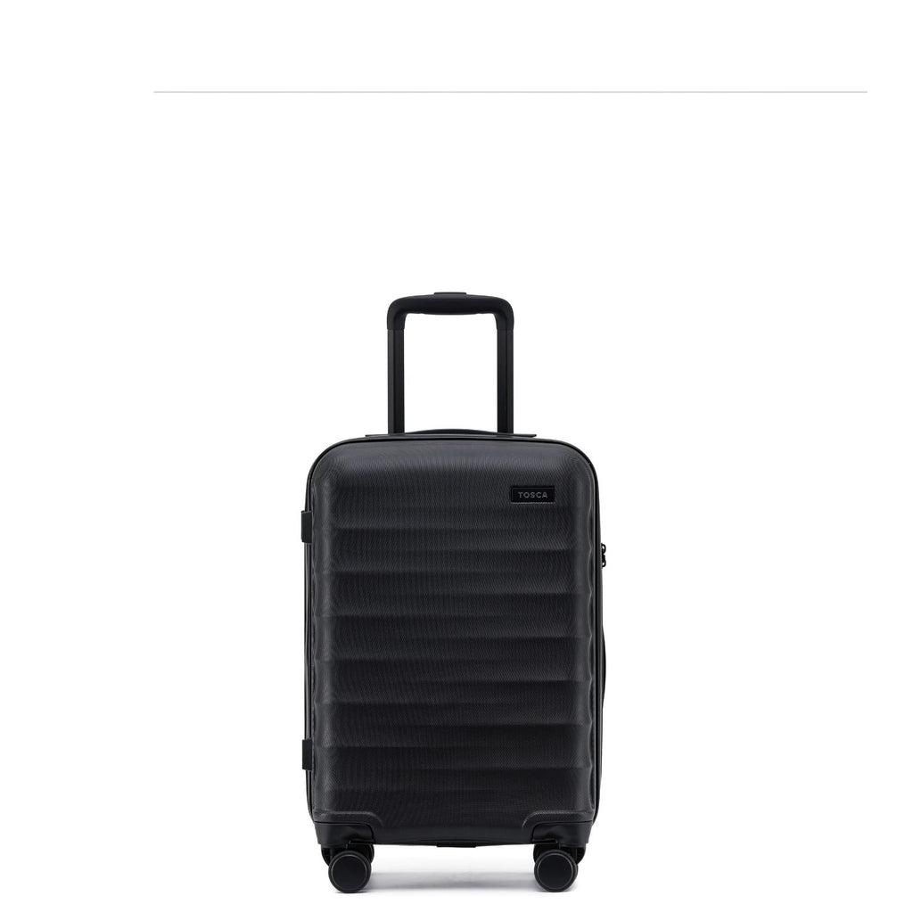 Tosca Interstellar 2.0 Expandable Hardside 3-Piece Spinner Luggage Set - Black