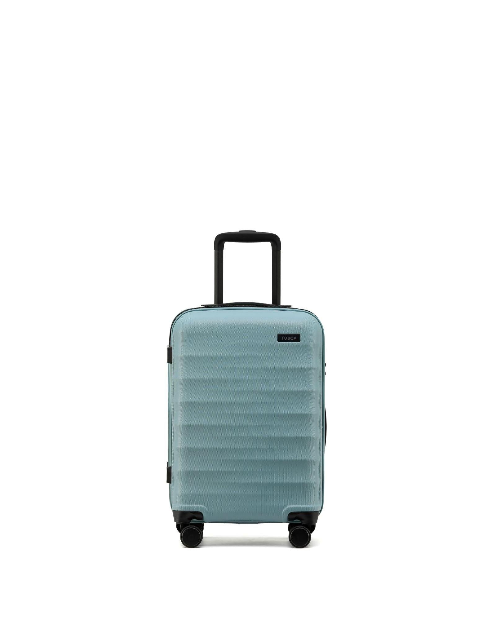 Tosca Interstellar 2.0 Expandable Hardside Carry-On Spinner Suitcase - 53cm - Ocean Blue Front Image 2