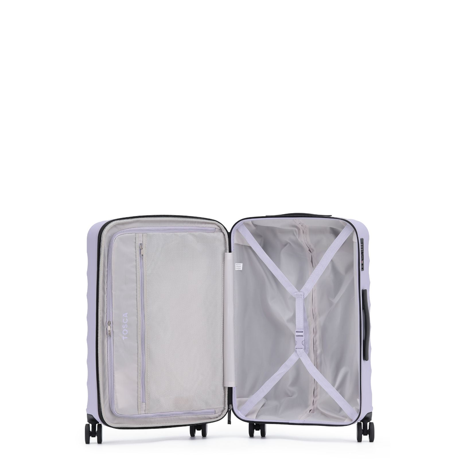 Tosca Interstellar 2.0 Expandable Hardside Carry-On Spinner Suitcase - 53cm - Lavender