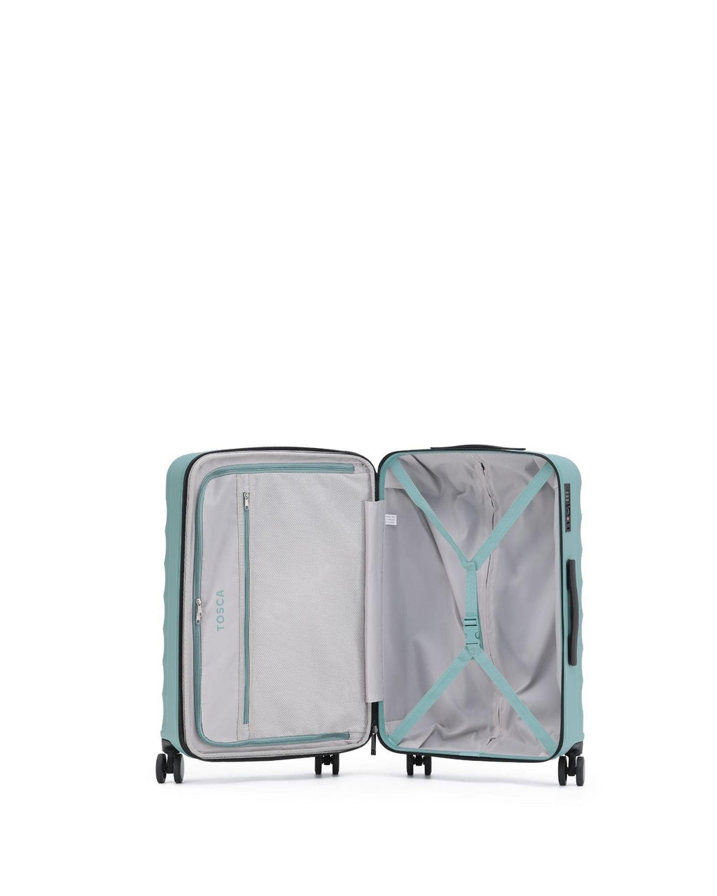 Tosca Interstellar 2.0 Expandable Hardside Carry-On Spinner Suitcase - 53cm - Ocean Blue Image 3
