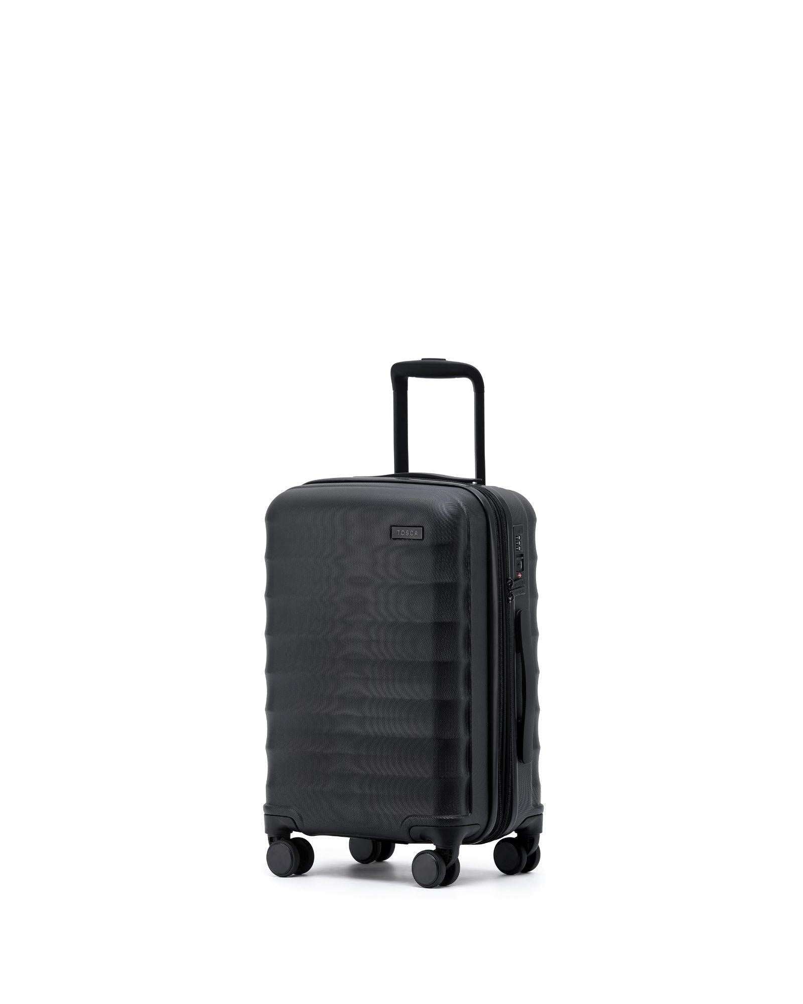 Tosca Interstellar 2.0 Expandable Hardside Carry-On Spinner Suitcase - 53cm - Black Image 1