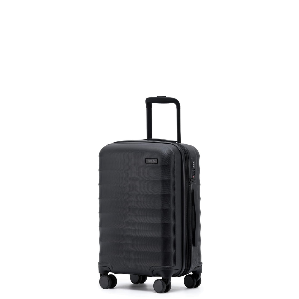 Tosca Interstellar 2.0 Expandable Hardside Carry-On Spinner Suitcase - 53cm - Black