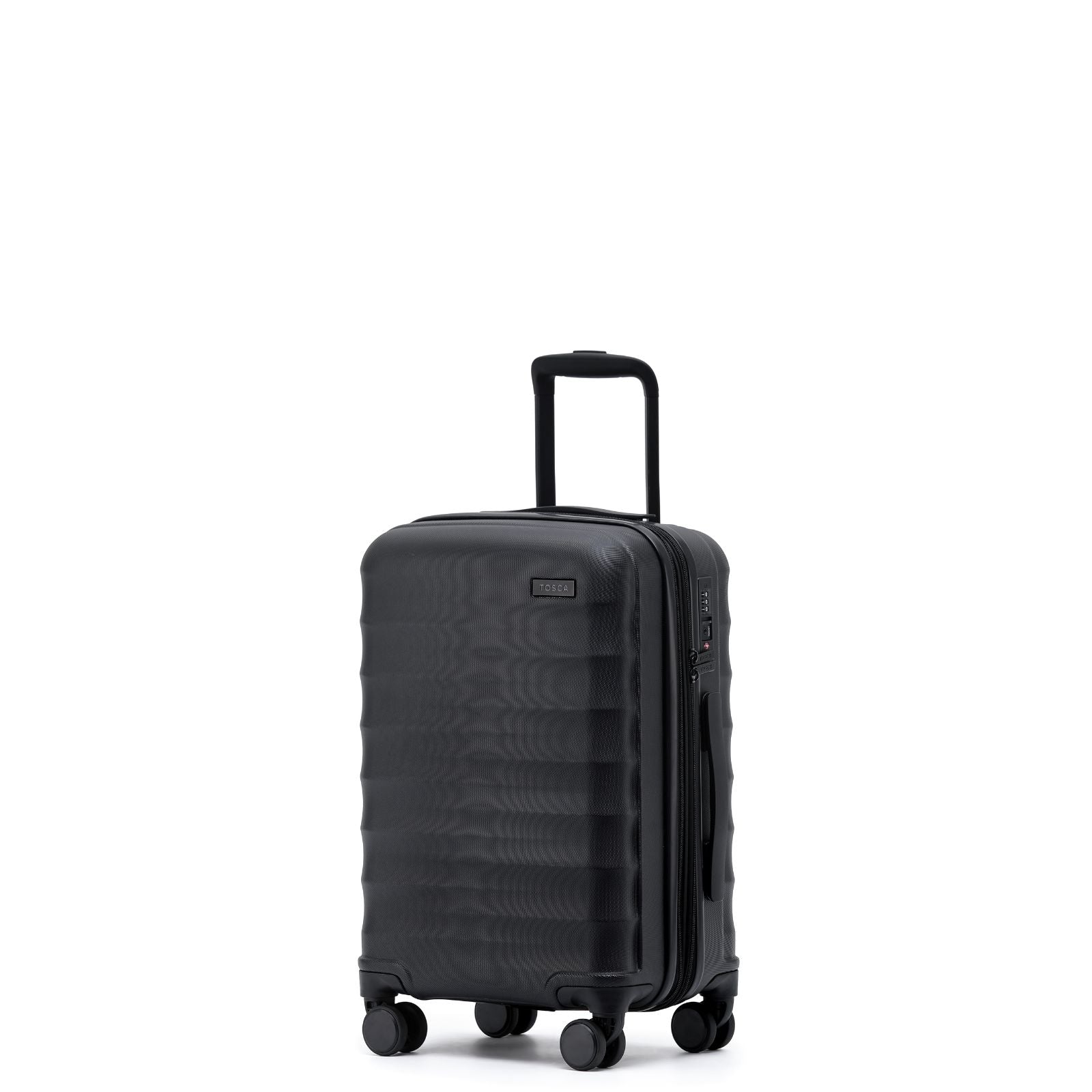 Tosca Interstellar 2.0 Expandable Hardside Carry-On Spinner Suitcase - 53cm - Black