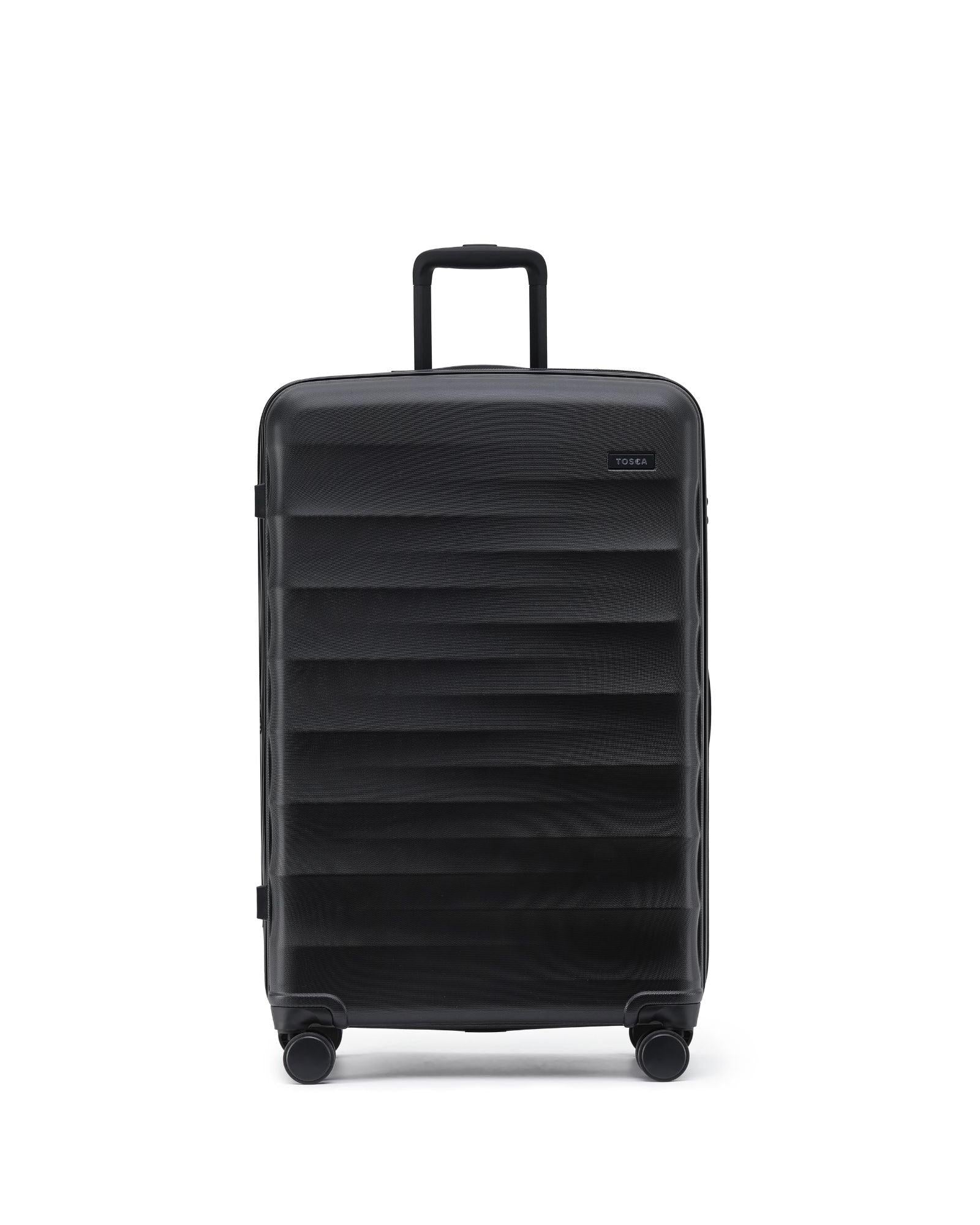 Tosca Interstellar 2.0 Expandable Hardside Large Spinner Suitcase - 79cm - Black Front Image 2