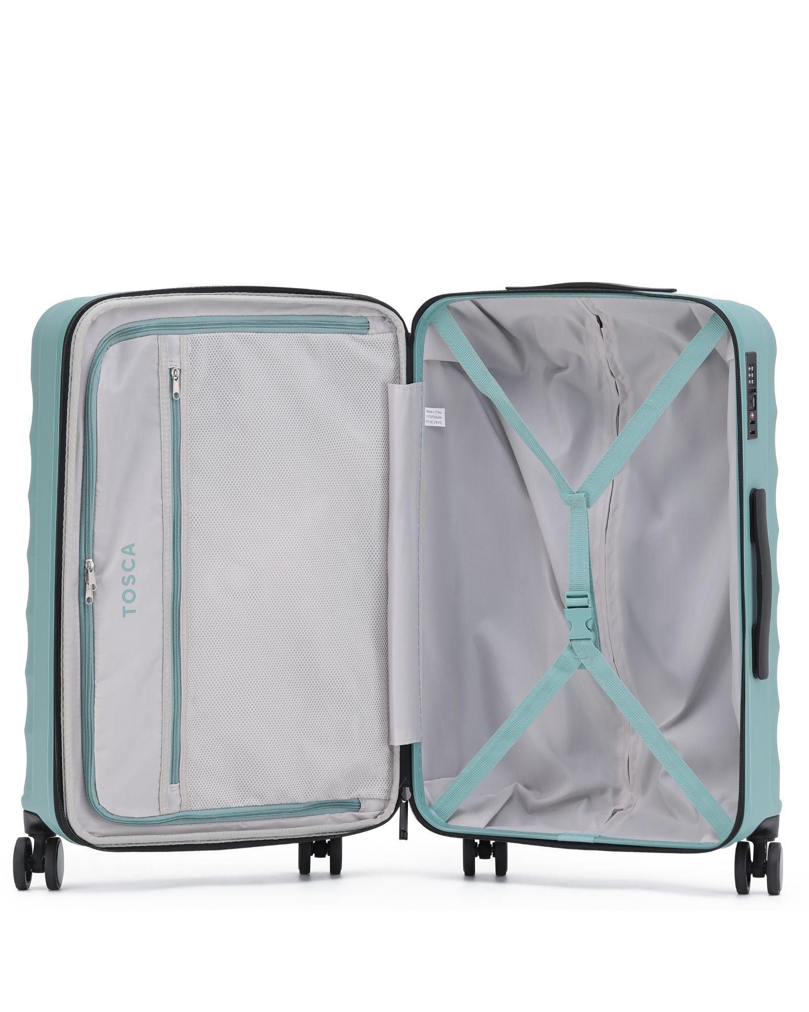 Tosca Interstellar 2.0 Expandable Hardside Large Spinner Suitcase - 79cm - Ocean Blue Image 3
