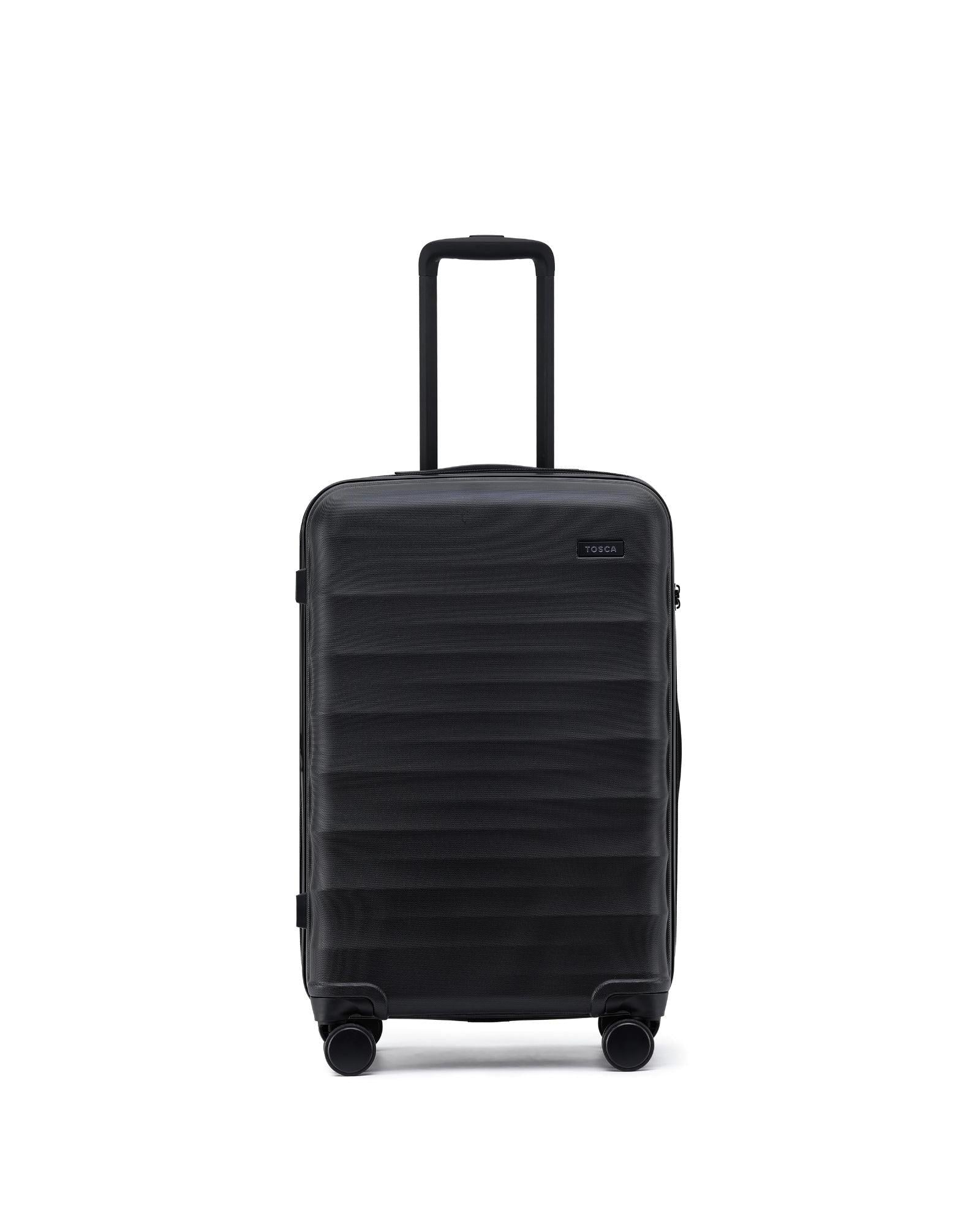 Tosca Interstellar 2.0 Expandable Hardside Medium Spinner Suitcase - 67cm - Black Front Image 2