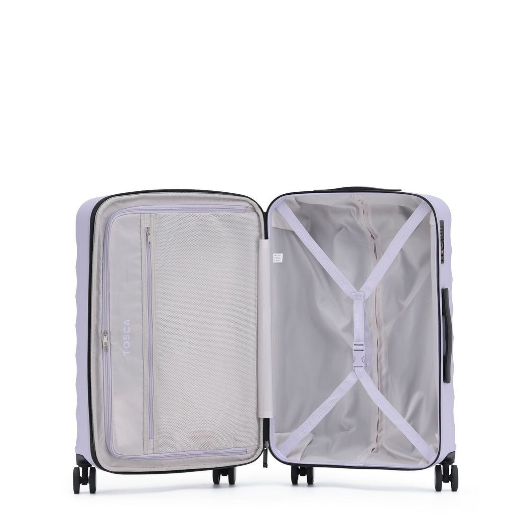 Tosca Interstellar 2.0 Expandable Hardside 3-Piece Spinner Luggage Set - Lavender
