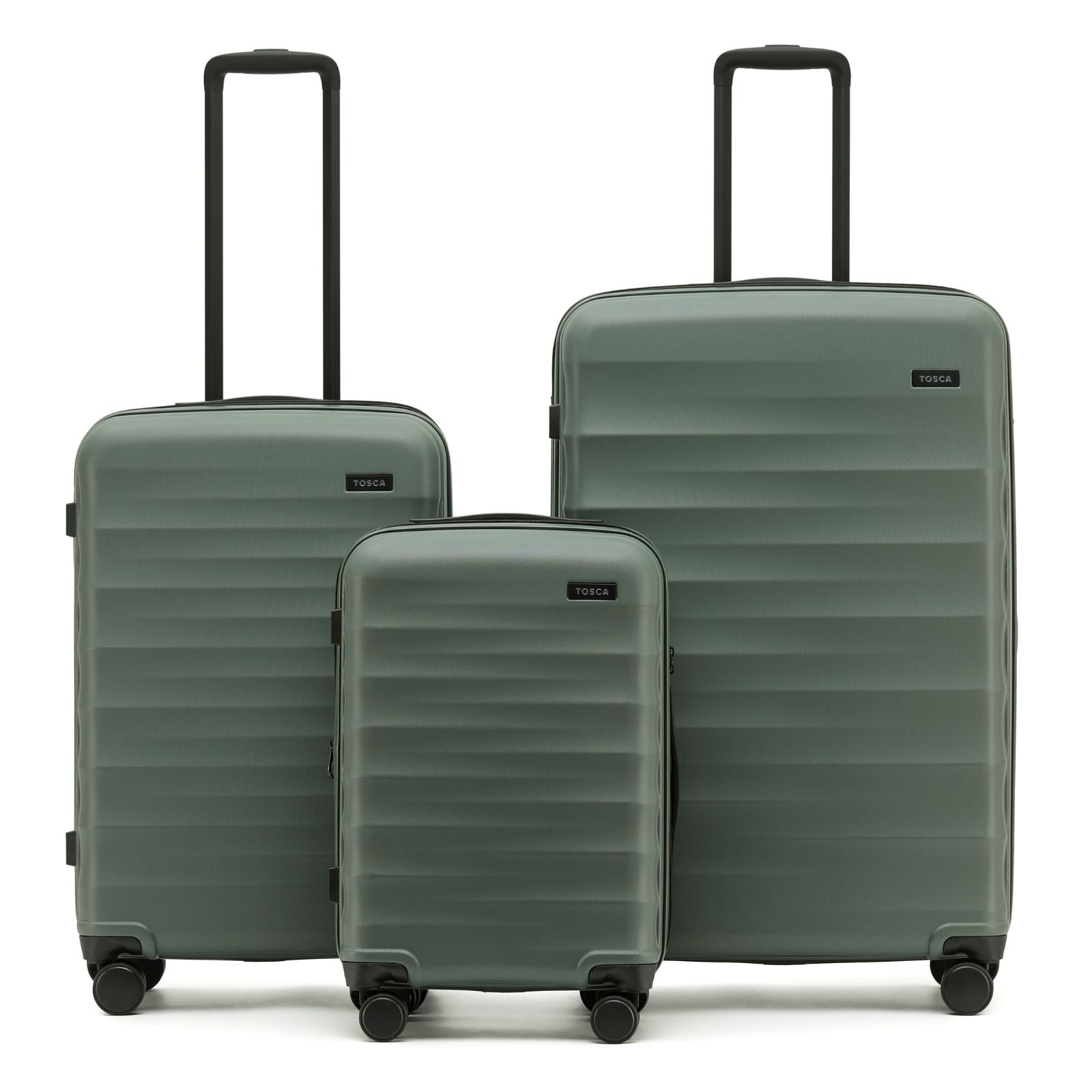 Tosca Interstellar 2.0 Expandable Hardside 3-Piece Spinner Luggage Set - Moss