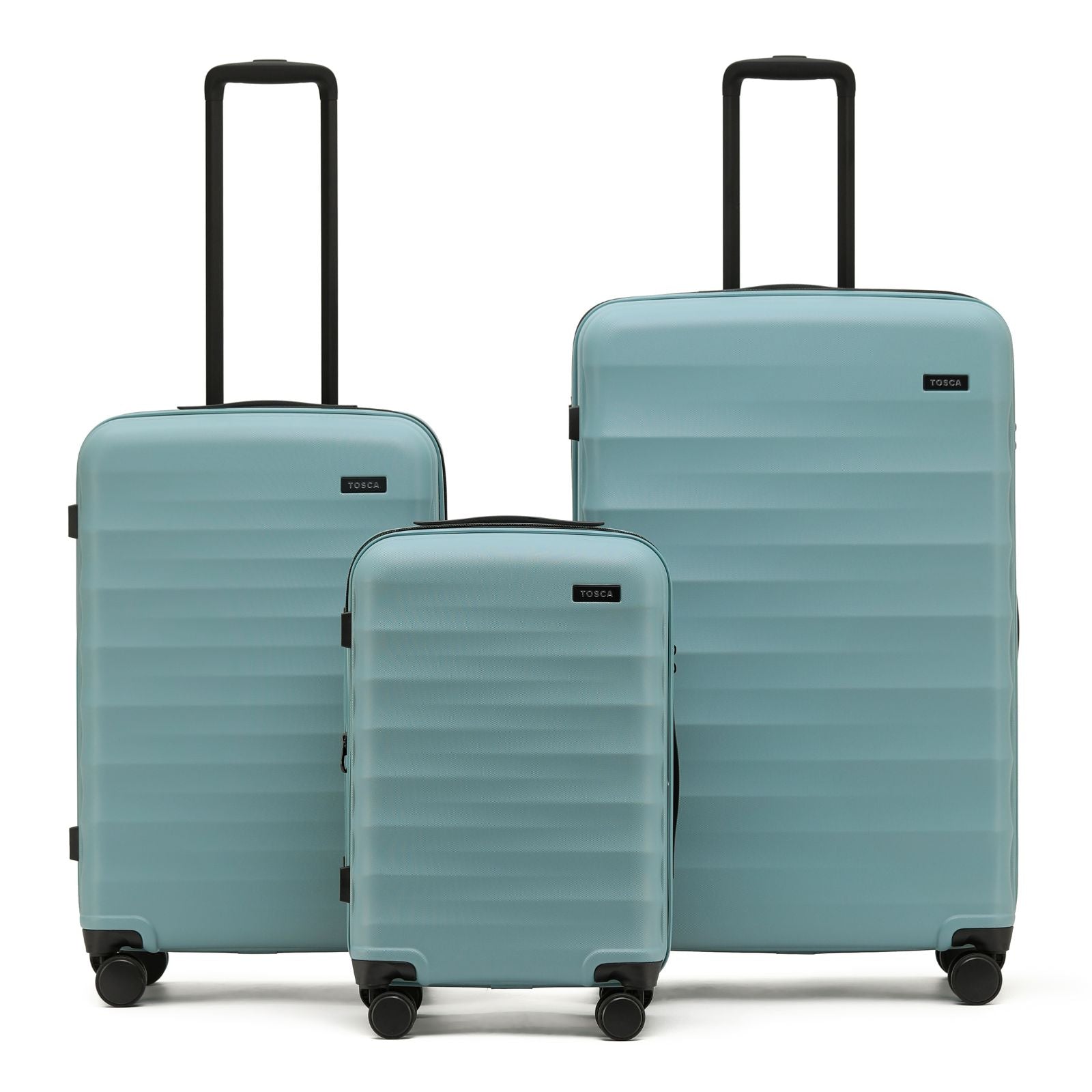 Tosca Interstellar 2.0 Expandable Hardside 3-Piece Spinner Luggage Set - Ocean Blue
