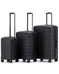 Tosca Interstellar 2.0 Expandable Hardside 3-Piece Spinner Luggage Set - Black Front Image 1